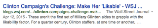 Illustration for article titled Wait, Does Hillary Clinton Have a Likability Problem?